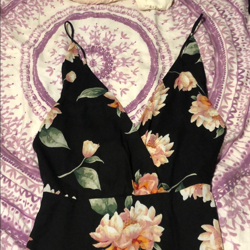 Lush floral maxi sz md